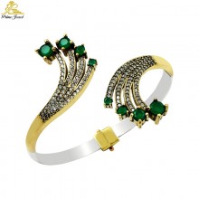 Gümüş Otantik Taşlı Biezik /Bileklik